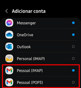 email no Android